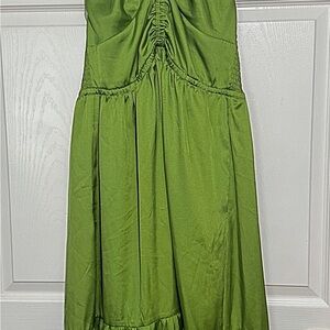 1.STATE Green Halter Dress NWOT